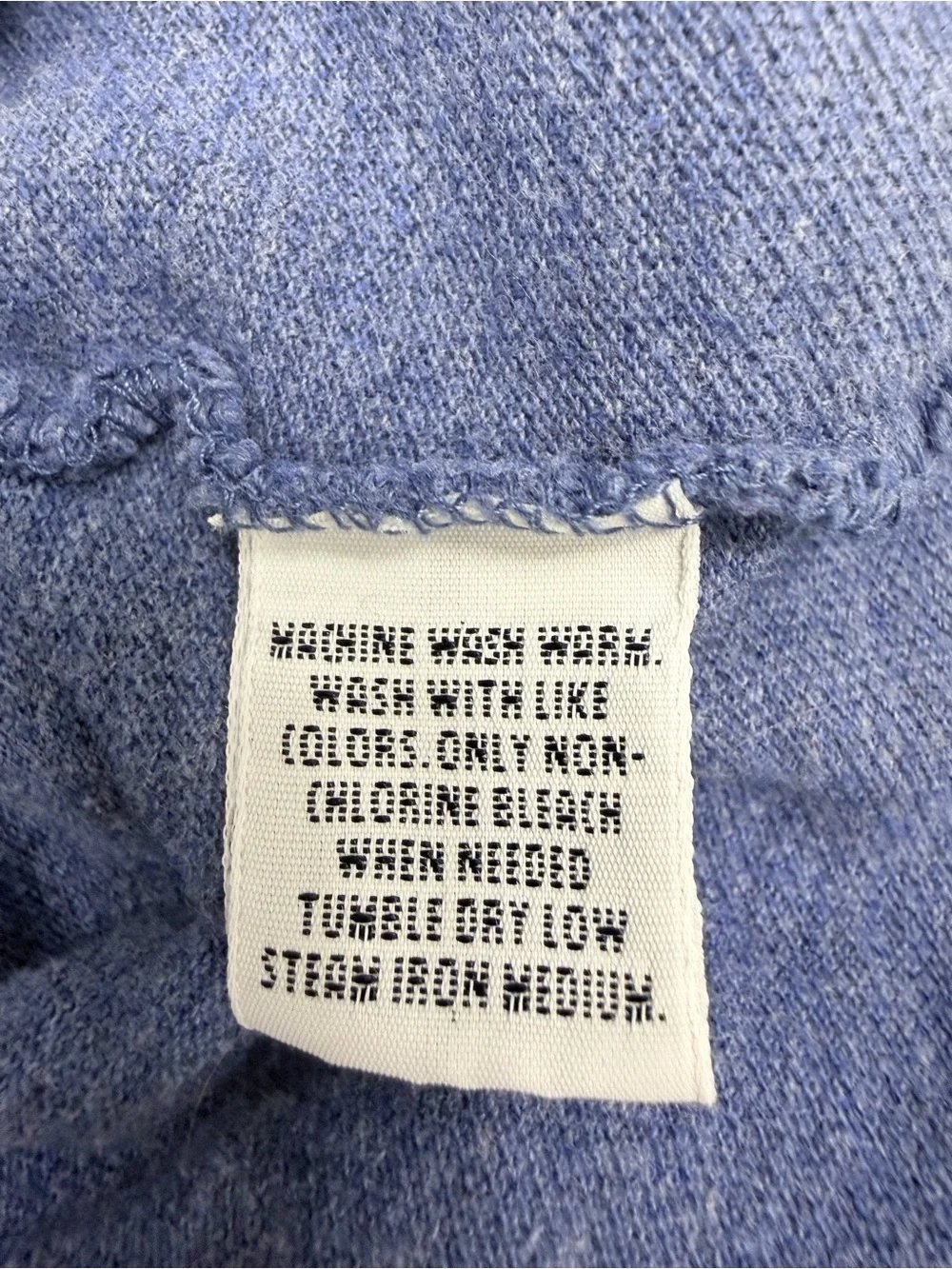 Polo Ralph Lauren Mens XL Blue Heather Long Sleeve Cotton Pony Polo
